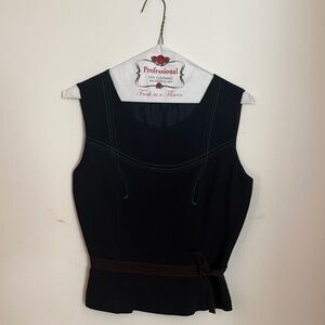 Vintage Prada Blouse with Stitching Details